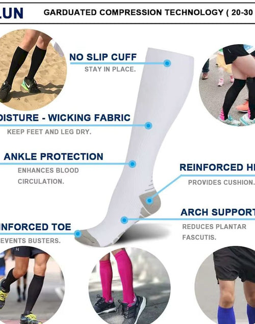 Load image into Gallery viewer, ComfortEase Compression Socks – Designed for Comfort &amp; Circulation in Older Adults
