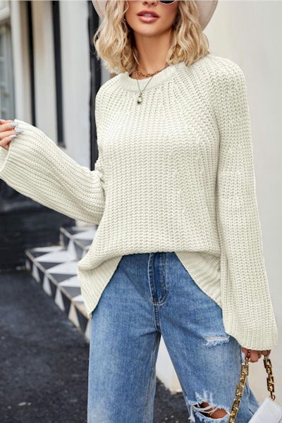 Load image into Gallery viewer, Stay Snug in Style: Versatile Knitted Sweater with 5 Color Options
