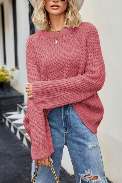 Load image into Gallery viewer, Stay Snug in Style: Versatile Knitted Sweater with 5 Color Options
