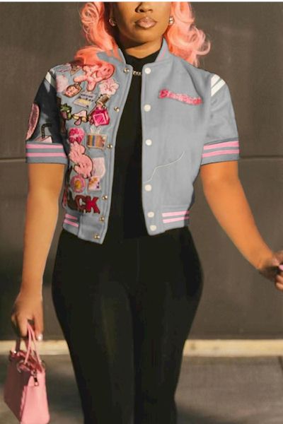 Load image into Gallery viewer, Rock the Look with our Versatile Baseball Jacket
