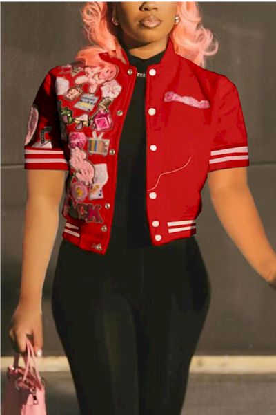 Load image into Gallery viewer, Rock the Look with our Versatile Baseball Jacket
