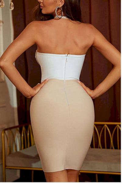 Load image into Gallery viewer, Chic Tube Strapless Bodycon Mini Prom Dress
