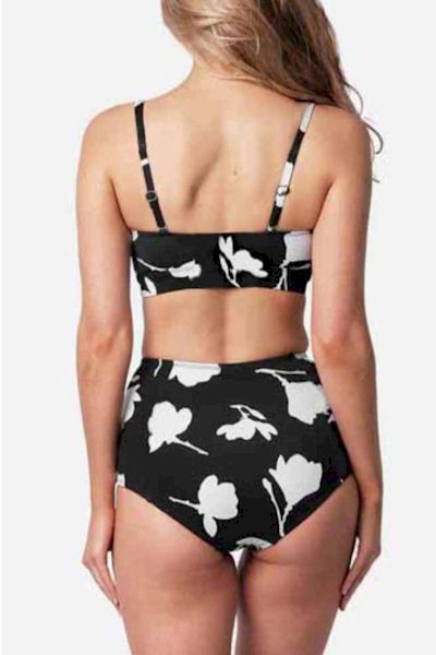 Curvy Chic Graphic Print Underwire Tankini Set  Plus size