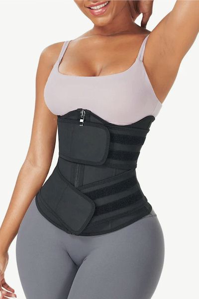 Load image into Gallery viewer, Double Compression Glamour: Double Waist Straps for Tummy and Waist Shaping
