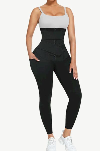 Load image into Gallery viewer, Hourglass Harmony: Double Waistbands for Sculpted Waist and Tummy Control
