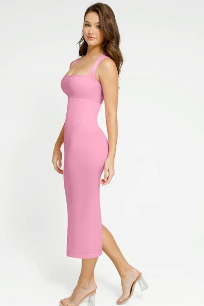 EcoChic Sculptor 360° - Seamless Waist Control Long Dress