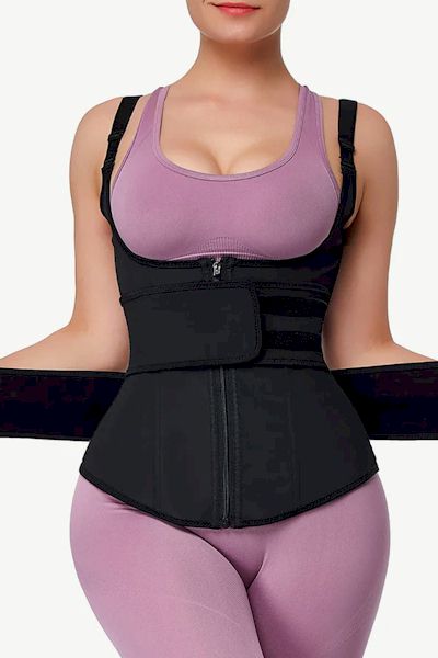 Black Magic: The Fabulous Fit Upgrade Durable Zipper Vest Shaper Sculpts Your Dreams into Reality