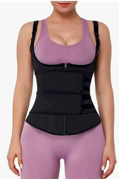 Black Magic: The Fabulous Fit Upgrade Durable Zipper Vest Shaper Sculpts Your Dreams into Reality