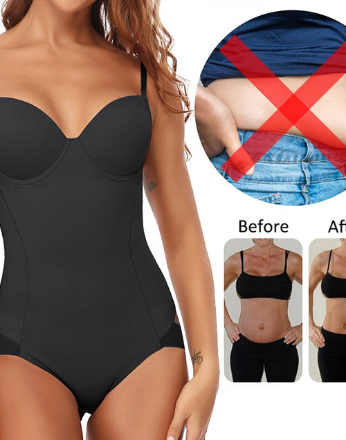 Load image into Gallery viewer, Tummy Control Body Shaper Seamless Shapewear with Built-in Bra
