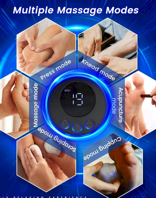 Load image into Gallery viewer, EMS Electric Foot Massager Pad with 19 Intensity Levels Plus EMS Electric Neck and Back Massager
