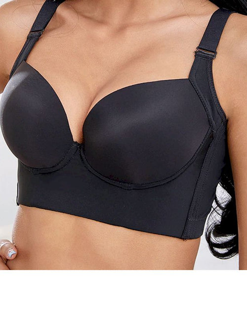 Load image into Gallery viewer, Deep Cup Push Up Bras Back Fat Shaper
