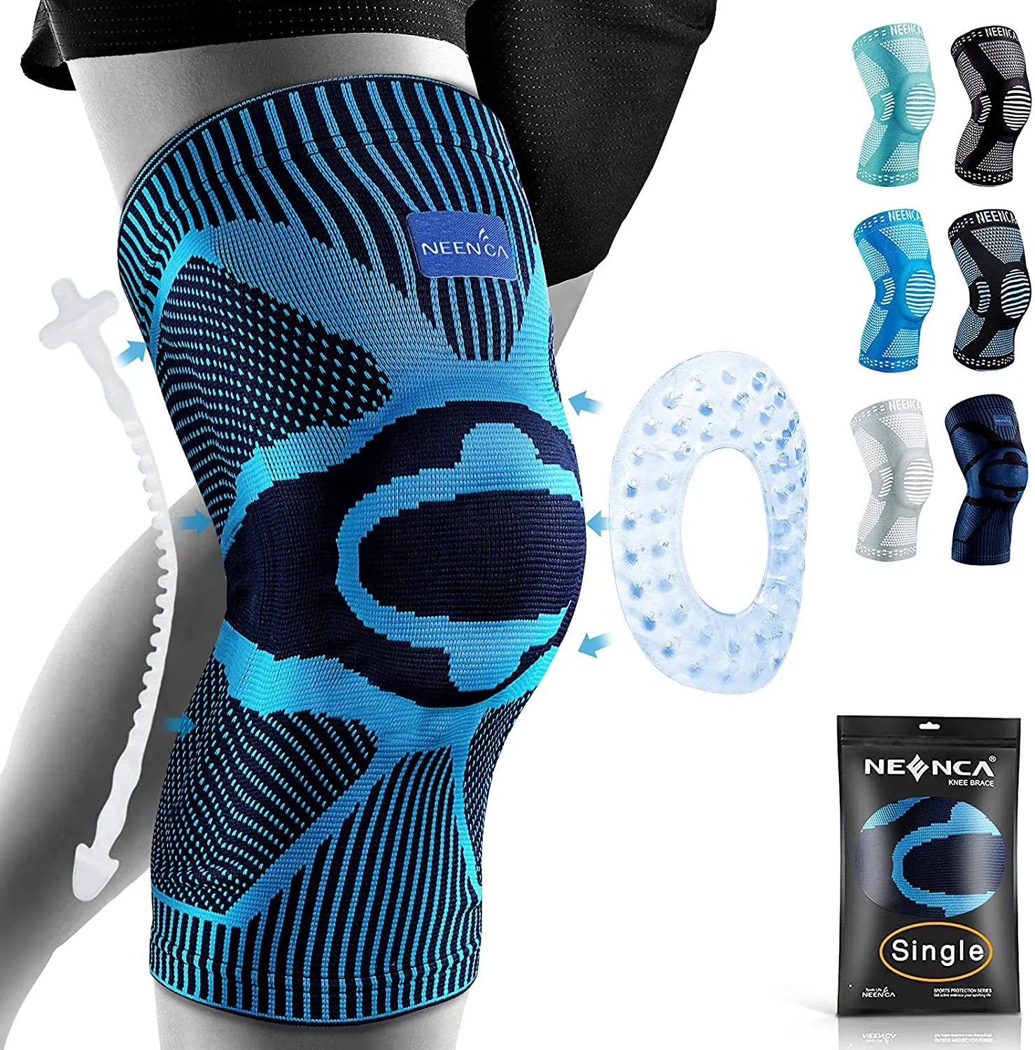 Knee Sleeve Pain Relief Brace for Active Seniors – Comfort & Stability on the Move