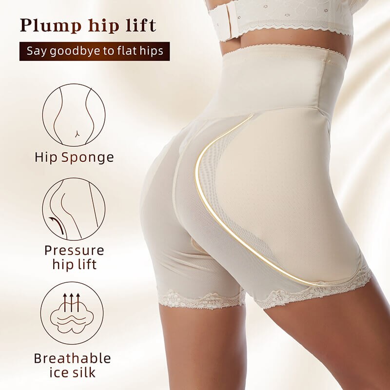 Tummy Control Hip Enhancer Padded Panty Shapewear