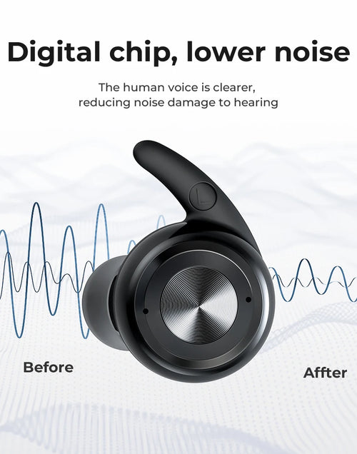 Load image into Gallery viewer, Bluetooth Hearing Device for Seniors — Rechargeable Comfort with Digital Noise Control
