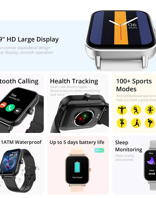 Load image into Gallery viewer, Voice Calling Smartwatch – Prioritize Your Health, Stay Connected
