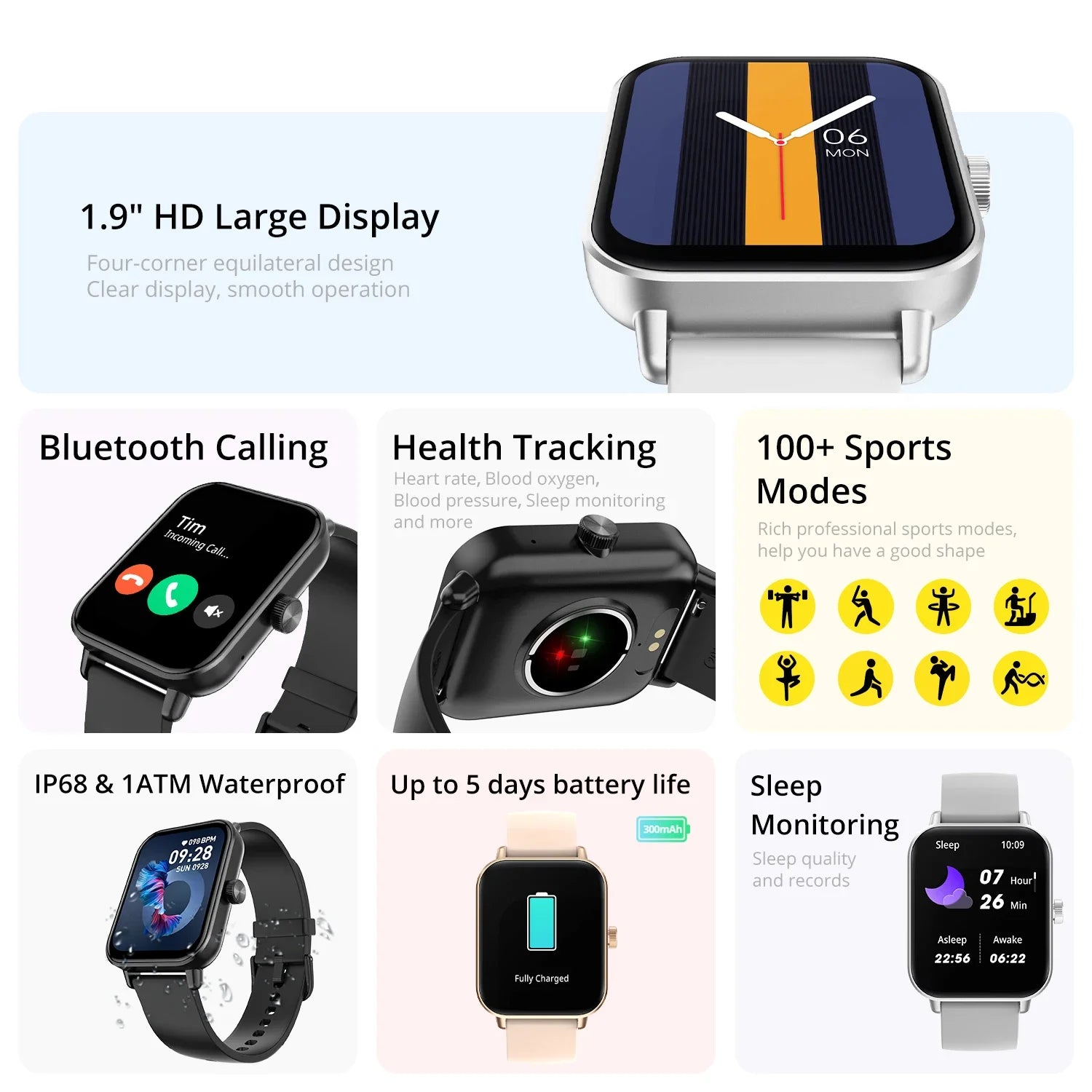 Voice Calling Smartwatch – Prioritize Your Health, Stay Connected