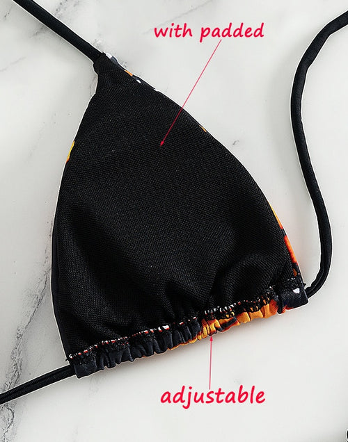 Load image into Gallery viewer, Butterfly Bliss: Make Waves in this Stunning Micro Bikini Set
