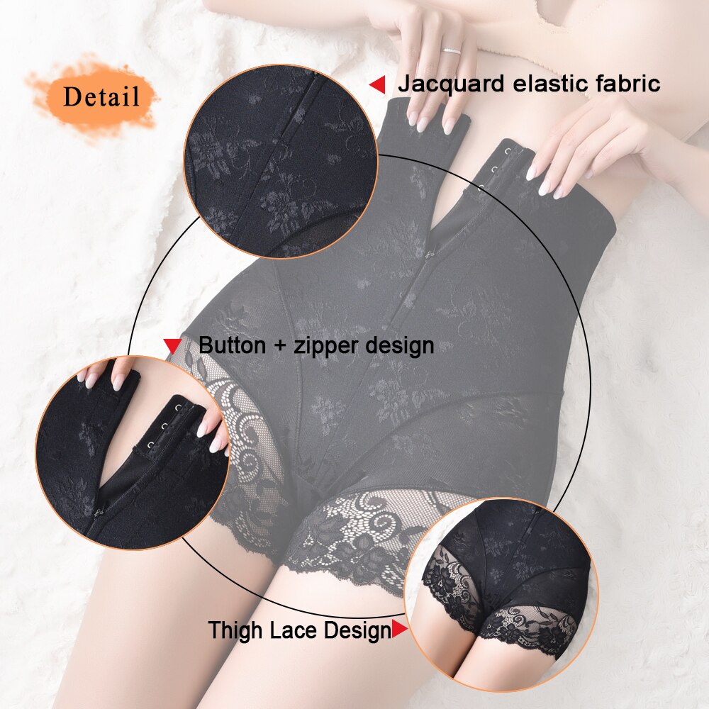 Sexy Lingerie Body Shaper Tummy Control High Waist Shapewear Panties