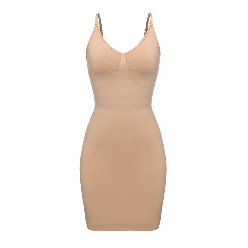 Full Slips Shapewear Tummy Control Body Bodysuit for Under Dresses