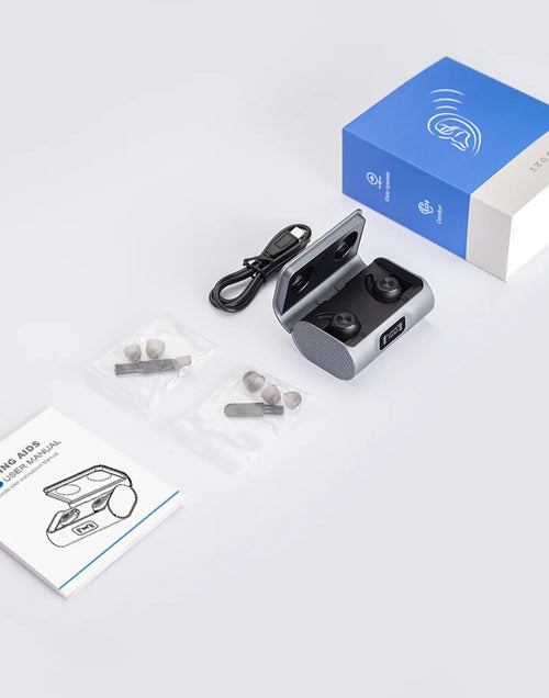 Load image into Gallery viewer, Bluetooth Hearing Device for Seniors — Rechargeable Comfort with Digital Noise Control
