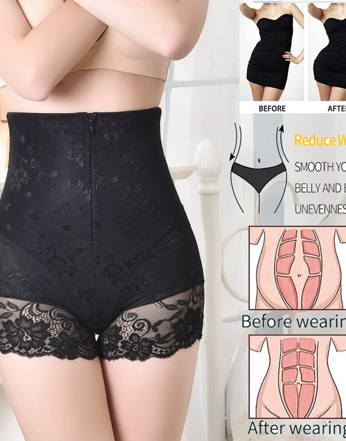 Load image into Gallery viewer, Sexy Lingerie Body Shaper Tummy Control High Waist Shapewear Panties
