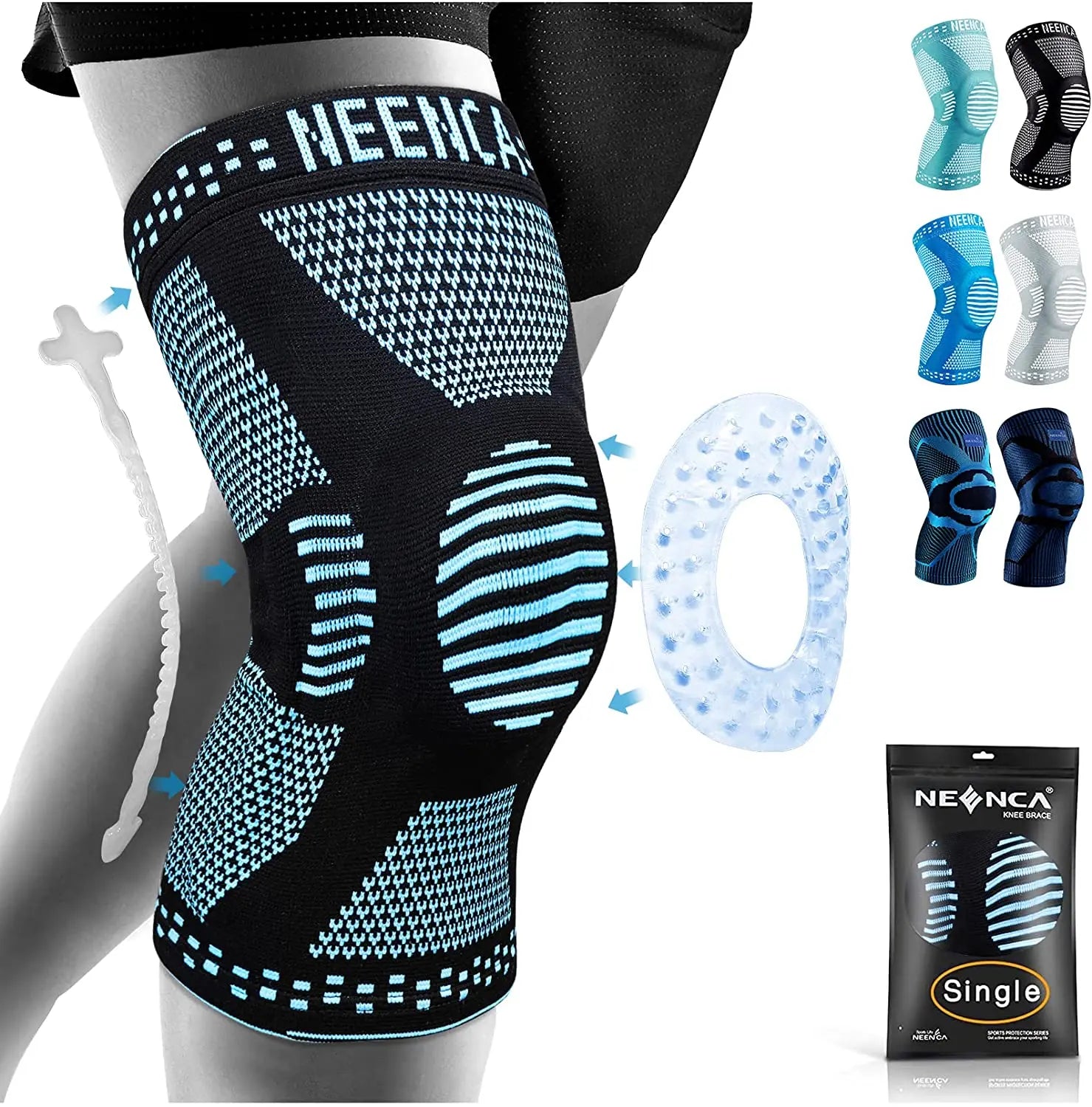 Knee Sleeve Pain Relief Brace for Active Seniors – Comfort & Stability on the Move