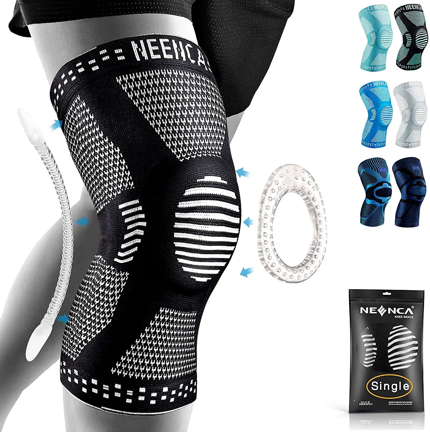 Knee Sleeve Pain Relief Brace for Active Seniors – Comfort & Stability on the Move