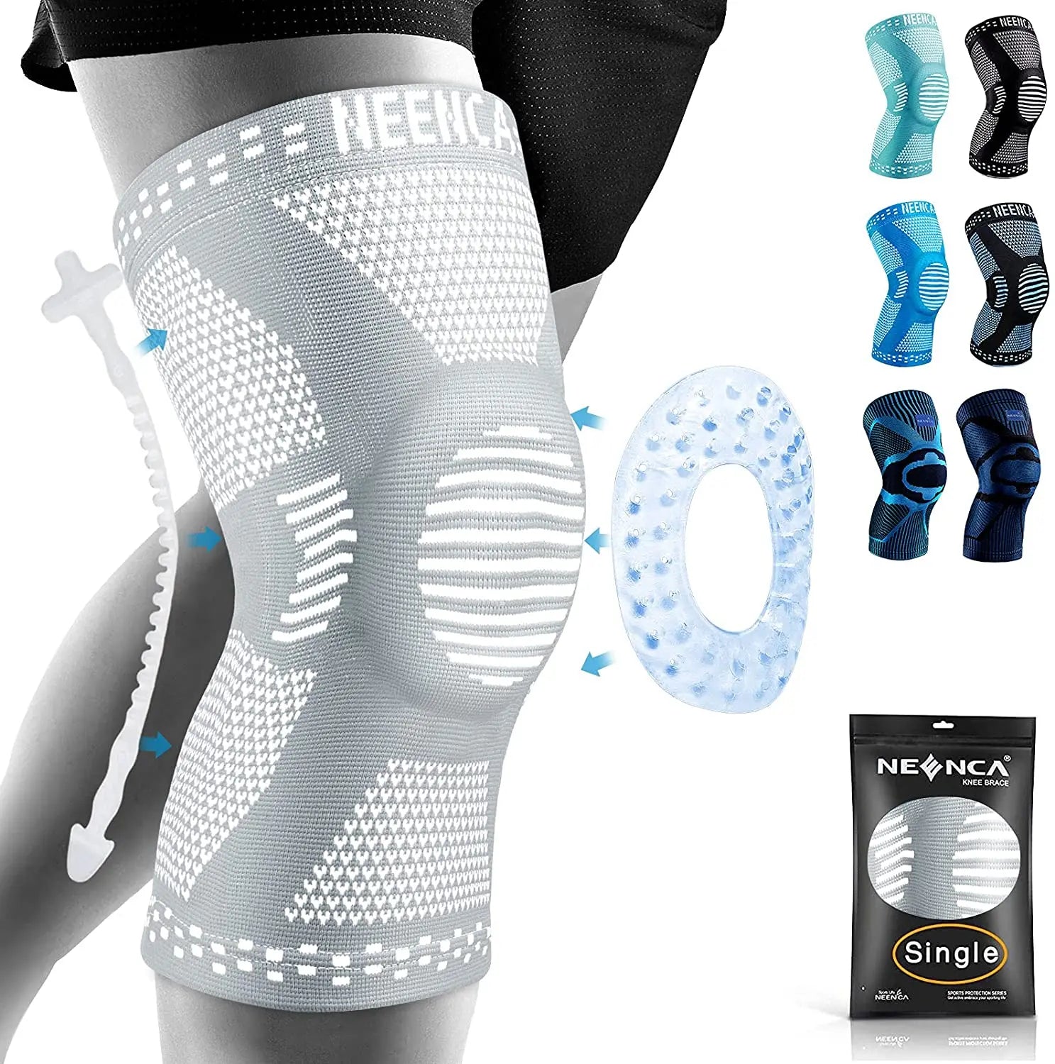 Knee Sleeve Pain Relief Brace for Active Seniors – Comfort & Stability on the Move