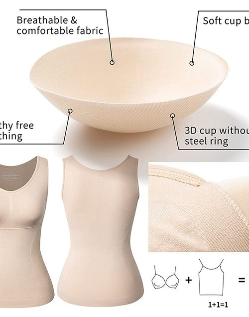 Load image into Gallery viewer, Seamless Shapewear Bodysuit for Women Tummy Control Butt Lifting Body Shaper Smooth Invisible Slimming Underwear with Pads
