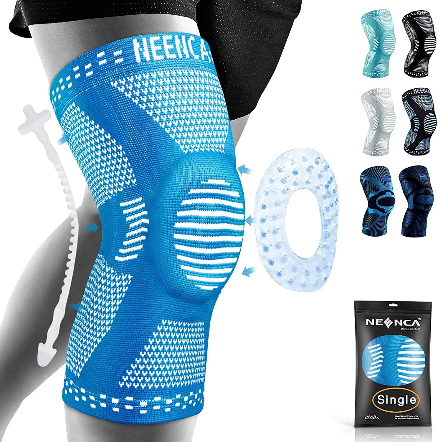 Knee Sleeve Pain Relief Brace for Active Seniors – Comfort & Stability on the Move