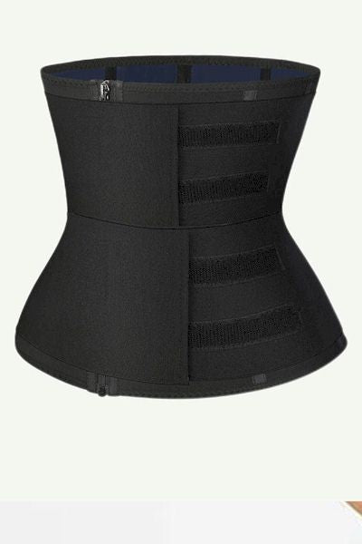 Hourglass Allure: Steel Boned Double Layer Tummy Control Waist Trainer