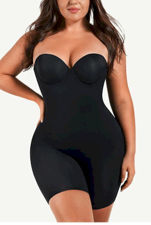 Load image into Gallery viewer, Ultimate Back-Smoothing Push-Up Bra Bodysuit
