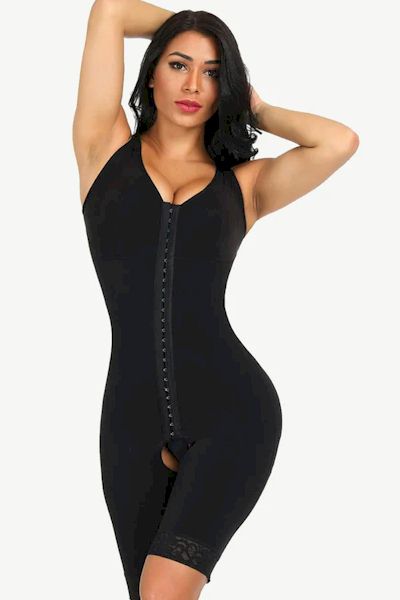 Load image into Gallery viewer, Ultimate Stretch Nude Hooks Crotchless Unpadded Big Size Fajas Bodysuit
