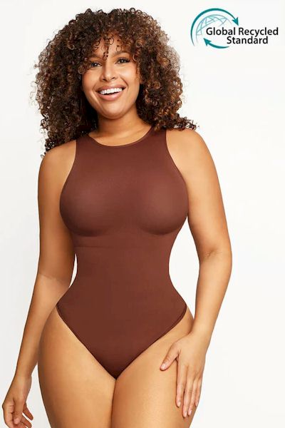 Eco-Friendly Seamless  Thong Shaping Bodysuit: Show Off Your Curves with Confidence