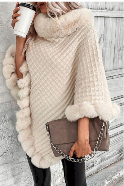 Load image into Gallery viewer, Snuggle in Style: Exquisite Fur Collar Sweater for Lazy Days
