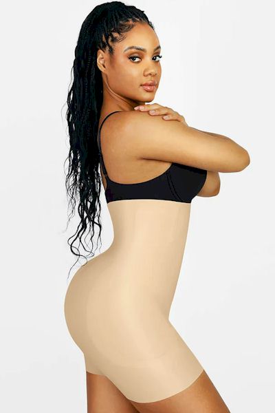 Lift, Sculpt, and Shape: High Waisted Butt Lifter with Removable Hip Pads