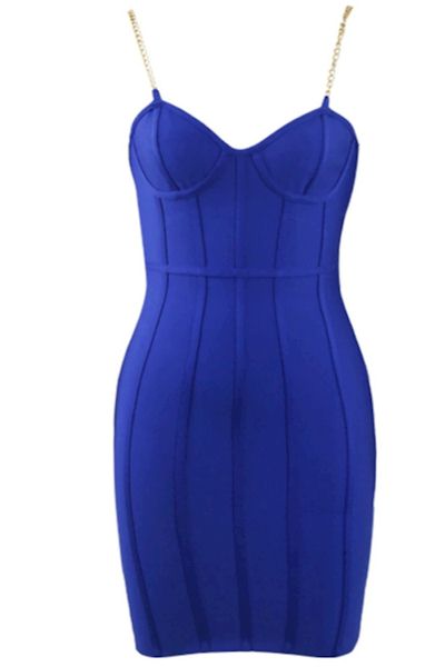 Modern Sensuality: Stretchy Hollow Bodycon Mini Dress