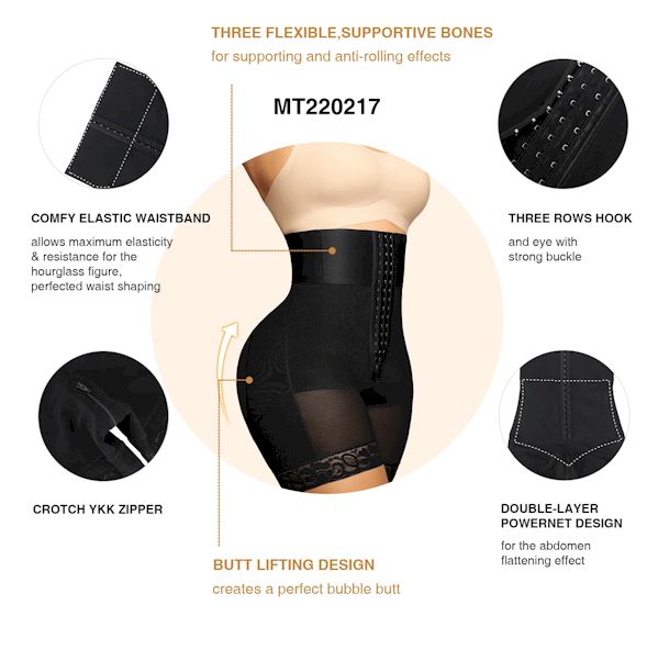 Lace Elegance: Booty-Lifting Latex Shapewear for Confident Curves