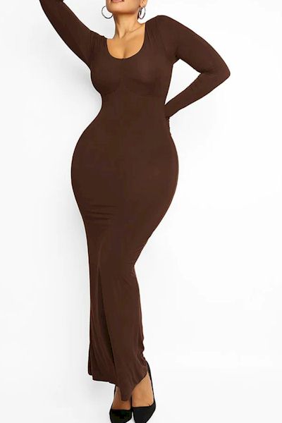 Sculpt & Lift: Abdomen Tightening Dress for Curves and Confidence