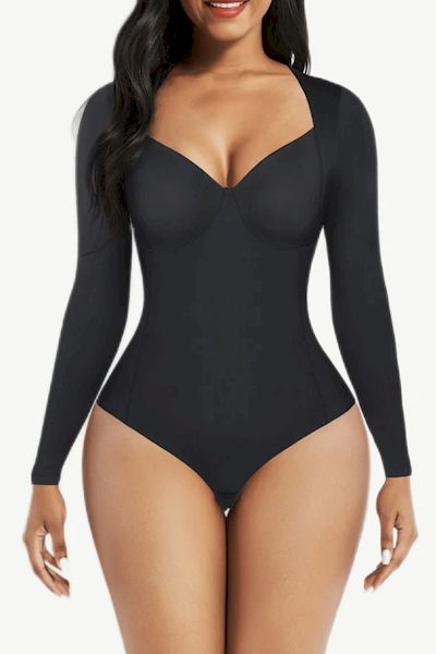 Premium Soft Fabric Bodysuit: Enhance Your Curves and Add Vintage Flair