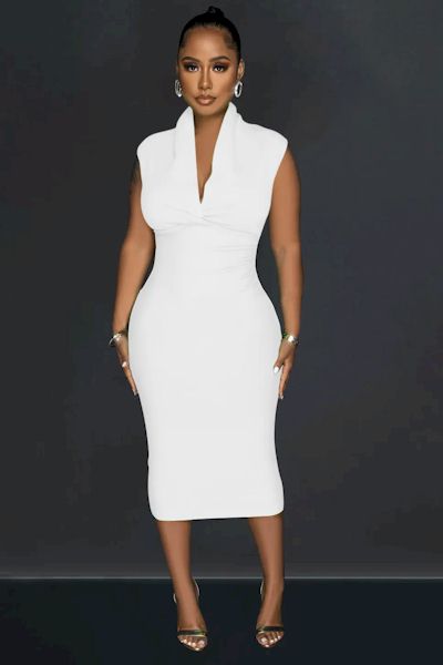 Showstopping Midi Dress to Flatter Curves in Sizes up to 2XL