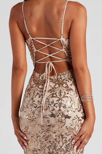 Sequin Backless Lace-Up Mini Dress: Your Night Out Staple