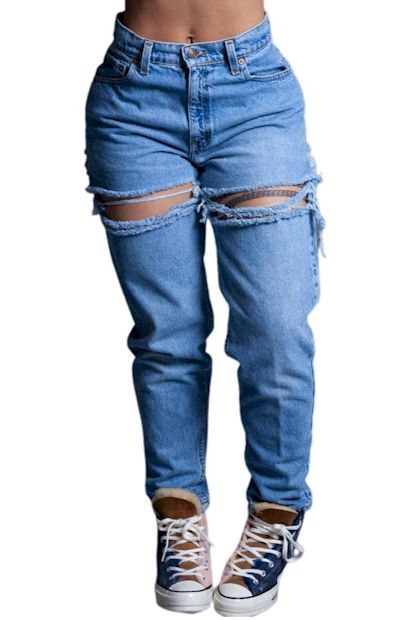 Load image into Gallery viewer, Denim Dreams: Slight Stretch Slim-Fit Jeans with Waist Detail S-3XL
