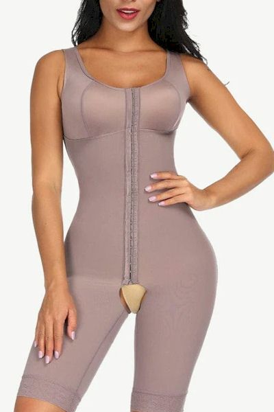 Load image into Gallery viewer, Stretch Crotchless Fajas Bodysuit: Ultimate Flexibility and Freedom
