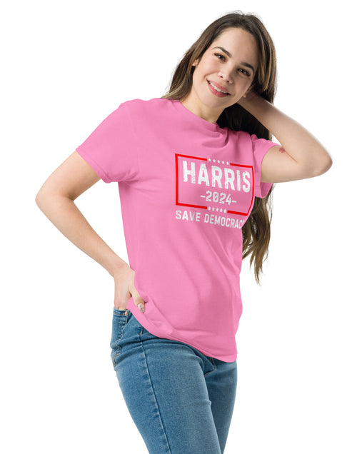 Load image into Gallery viewer, Kamala Harris - Save Democracy Unisex classic tee
