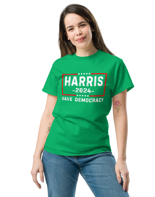 Load image into Gallery viewer, Kamala Harris - Save Democracy Unisex classic tee
