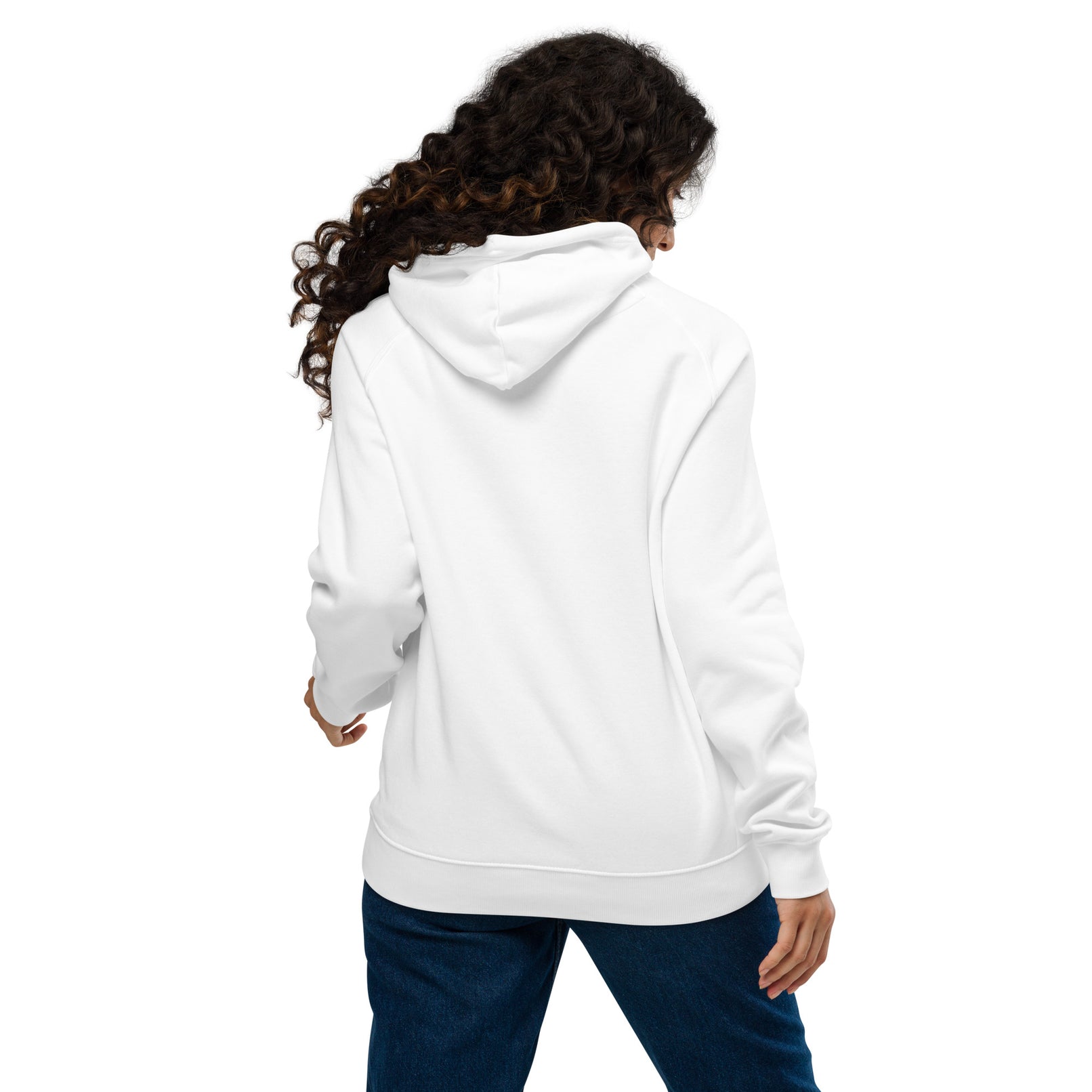 Kamala Harrir Image Unisex eco raglan hoodie