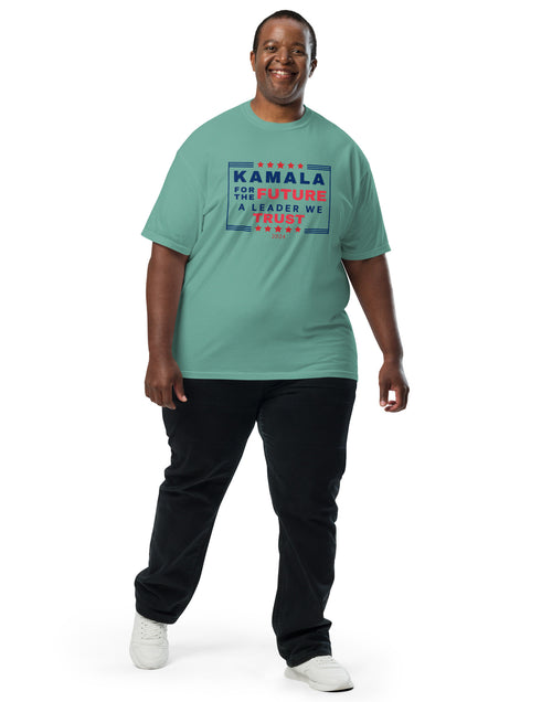 Load image into Gallery viewer, Kamala - A Leader We Trust Unisex garment-dyed heavyweight t-shirt
