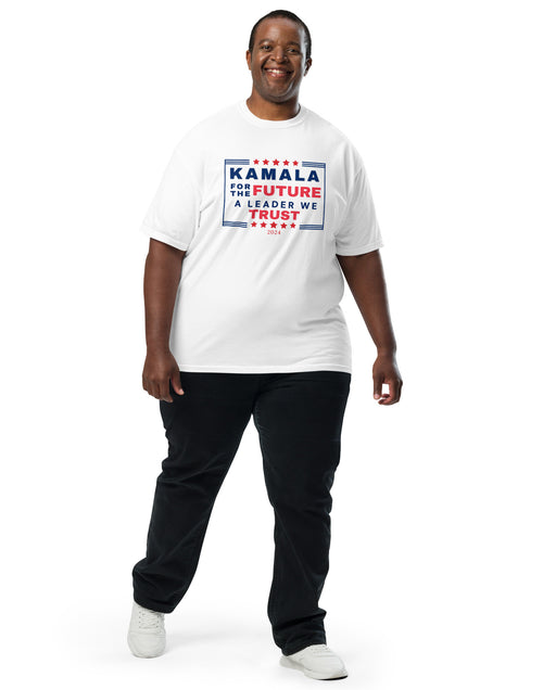 Load image into Gallery viewer, Kamala - A Leader We Trust Unisex garment-dyed heavyweight t-shirt
