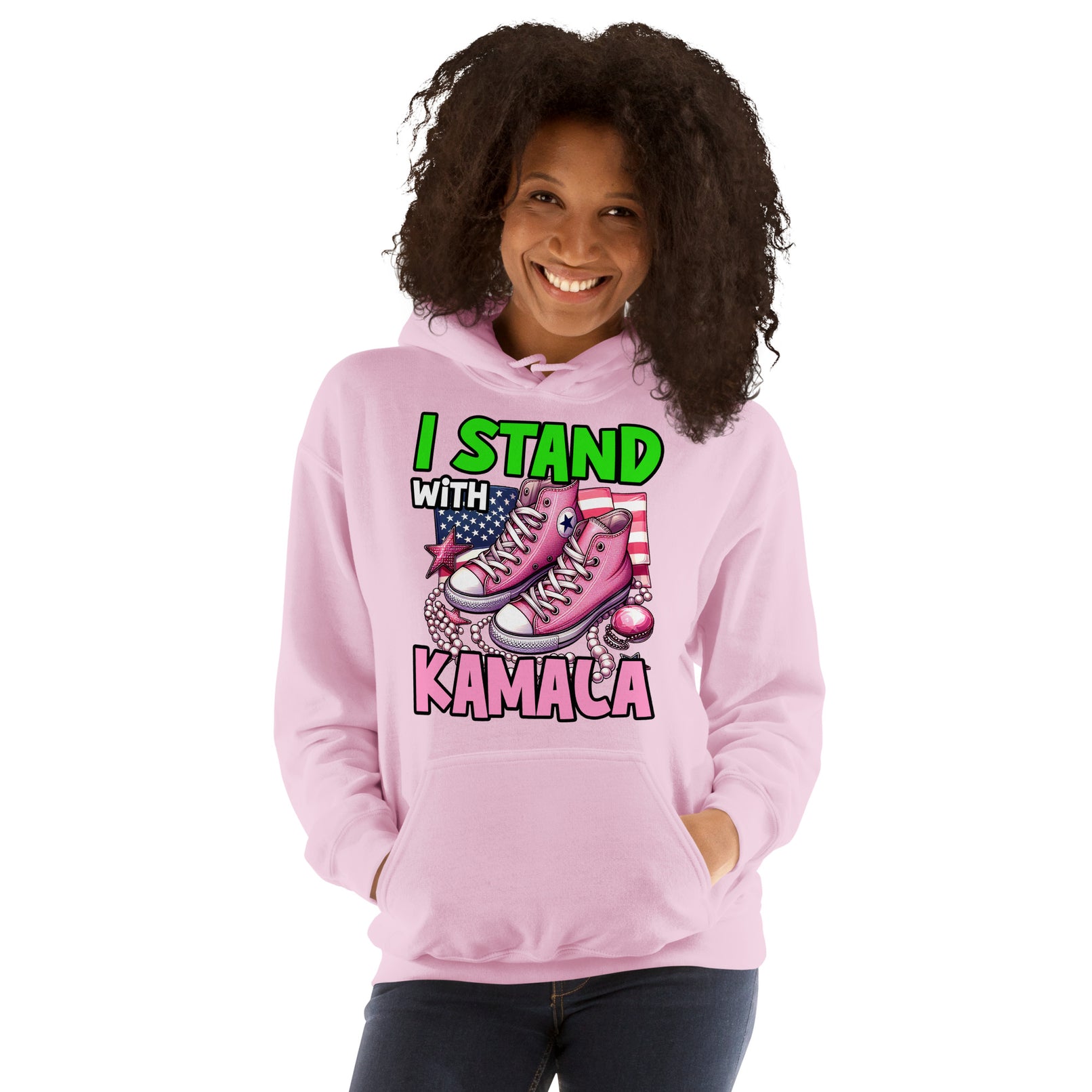 I Stand with  Kamala Unisex Hoodie